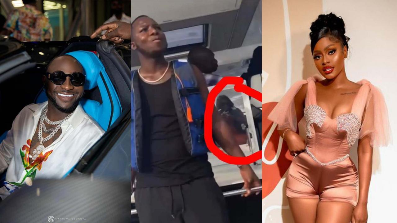 Davido captured on video enjoying boat ride with his alleged new girlfriend