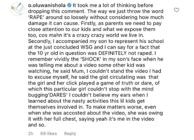 Chrisland School Tape: Yeah It’s Me In The Video And So- Girl in Video Reportedly Says As Told By Wizkid’s Baby Mama Shola Ogudu