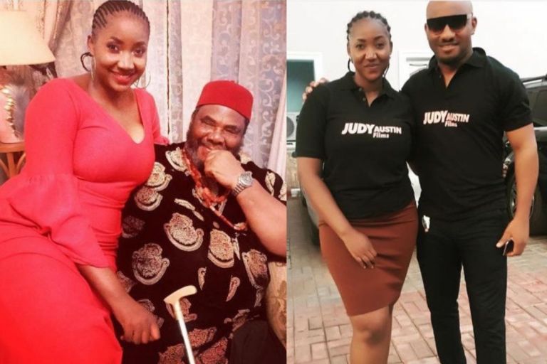 Unseen Photos Of Judy Austin Muoghalu With Yul Edochie And His Father, Pete Edochie Surfaces Online