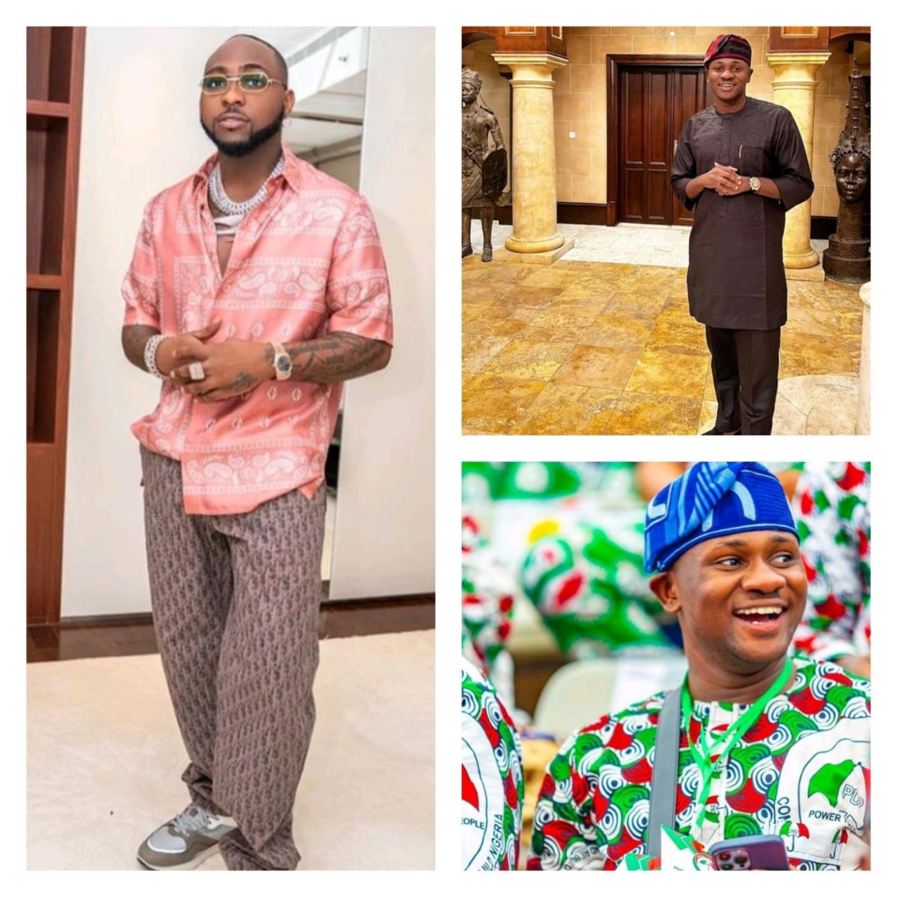 Davido settles beef with cousin, Clarks Adeleke, showers love on him over his political achievement