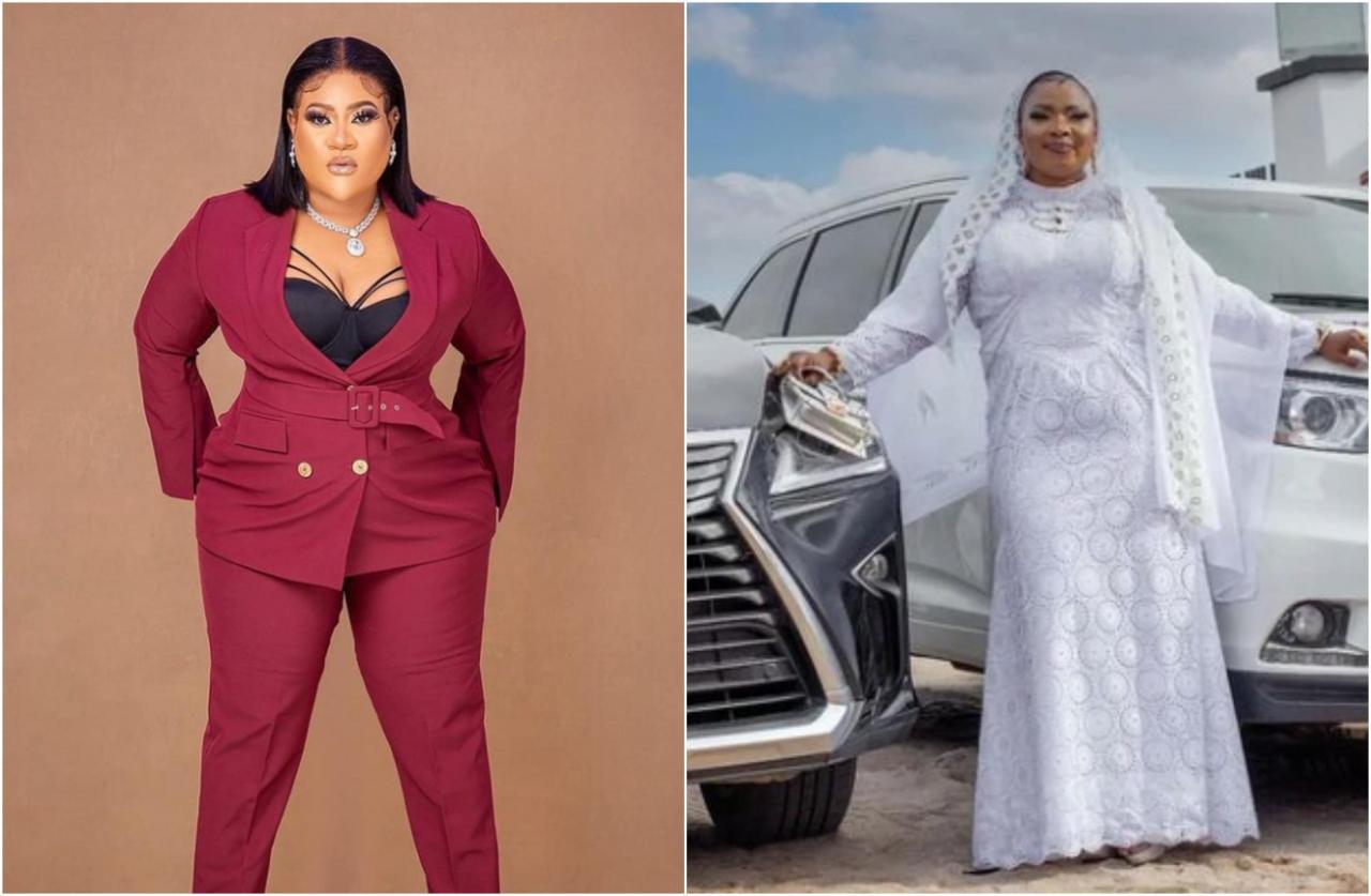 Actress Nkechi Blessing heavily shades Laide Bakare over her new luxury cars