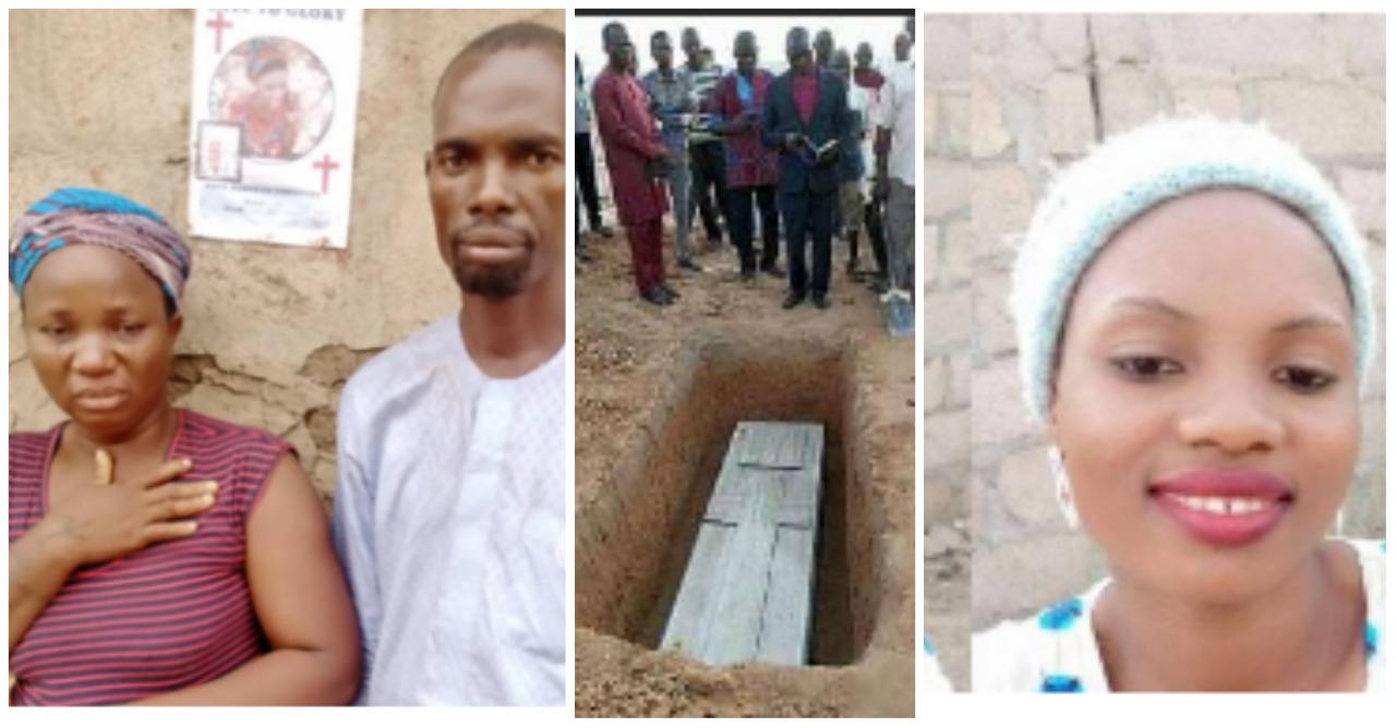 Tears Flow As Remaining parts of Deborah Samuel Laid to Rest In Niger State