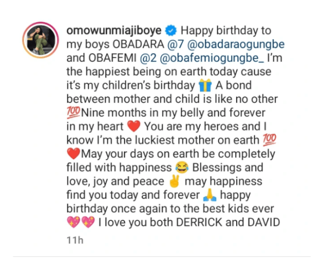 Actress Wumi Ajiboye Celebrates Her son’s Birthday As They Turn A year older Today 