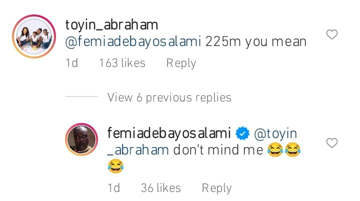 Toyin Abraham faults Femi Adebayo as his movie grosses 224 million