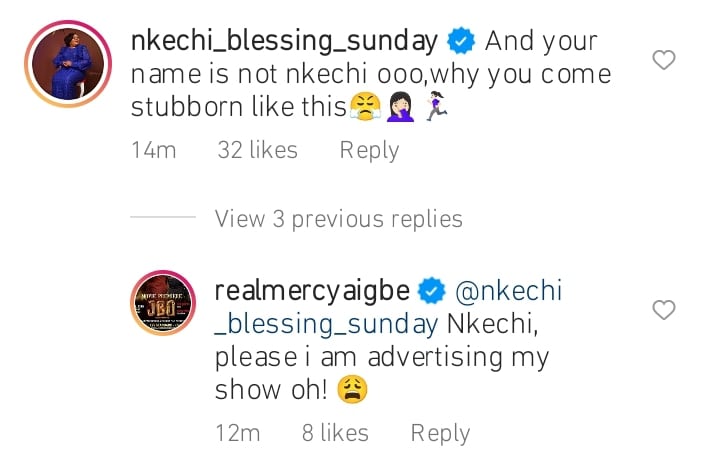 Nkechi Blessing slams Mercy Aigbe for taking pictures in Funsho Adeoti's house