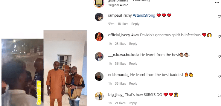 Nigerians heap praises and prayers on Israel DMW as he gives to the street