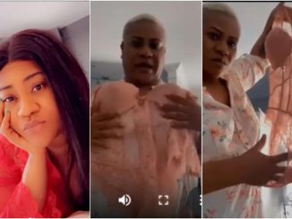 Nkechi Blessing Sunday shows what she wears in place of panties