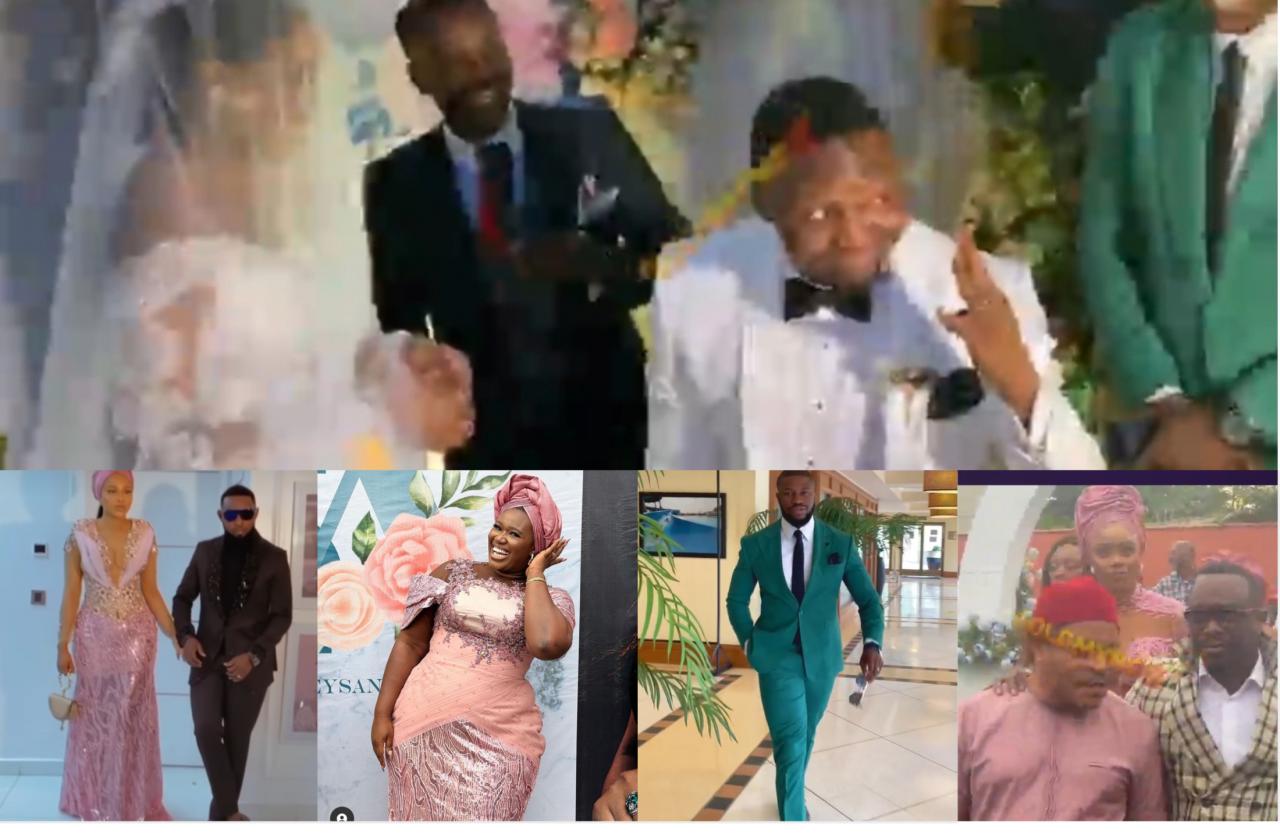 Julius Agwu, Warri Pikin, Ay Makun, others storm Funny Bone’s wedding reception 