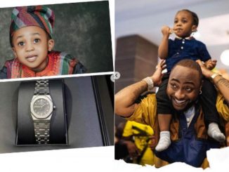Davido acquires N200million watch for son, Ifeanyi