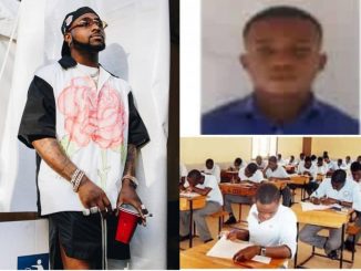 Davido in search of brilliant student who dropped out of school over lack of finances