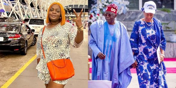“Eniola u be Werey oo, Oloshi omo”- Eniola Badmus gets into trouble for declaring her love for Tinubu and his wife