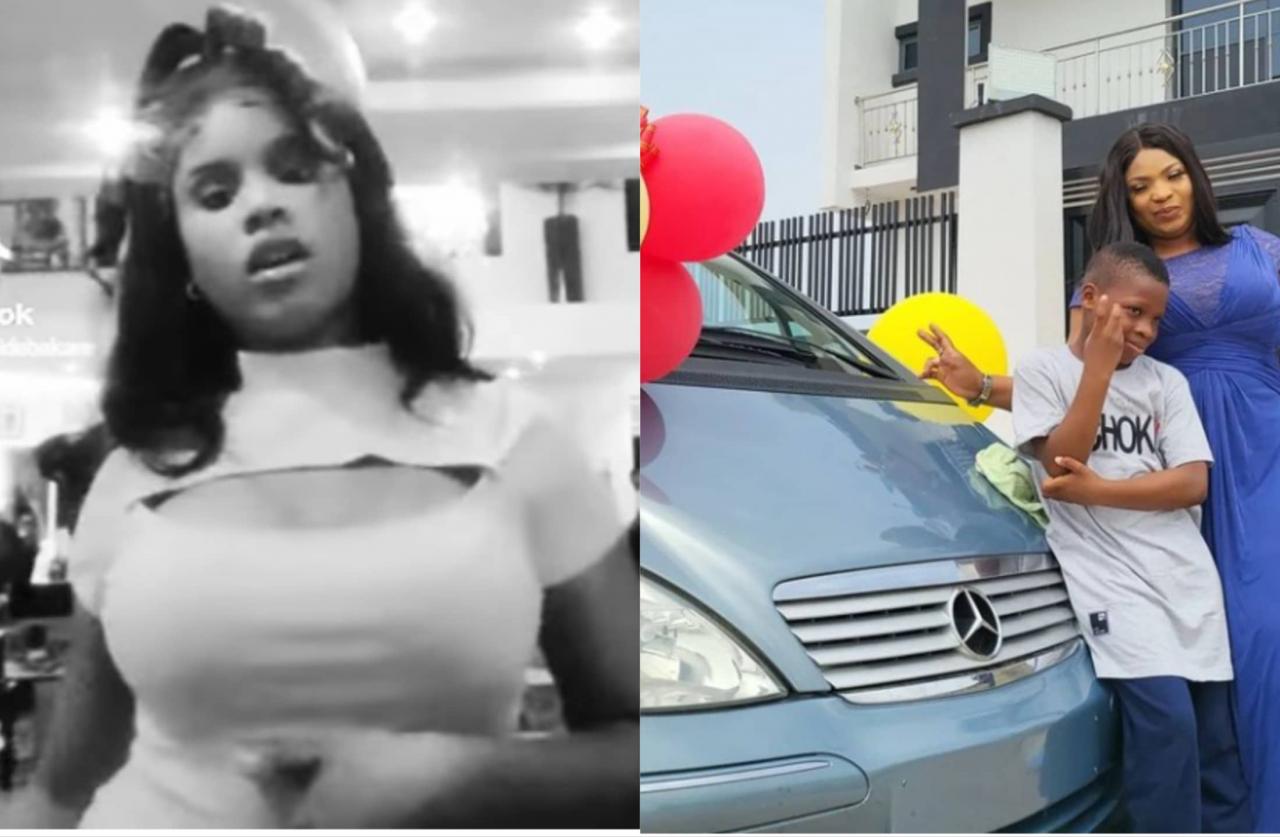  Laide Bakare receives query as her 13 year old daughter gifts brother a Benz