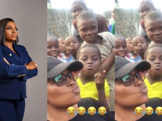 Funke Akindele fuels political ambition as she recalls old memories with street children