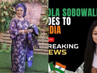 Sola Sobowale tears up as she makes huge announcement, lands first Bollywood role